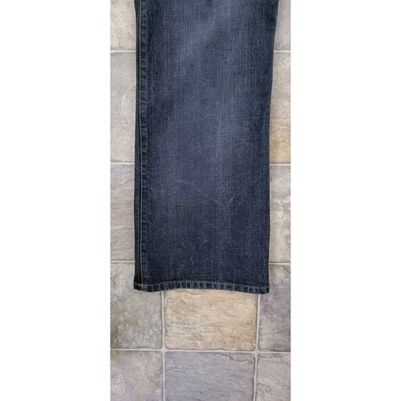 Y2K Zana Di Flare Bootcut Jeans Womens Size 16 Charcoal Gray Denim Stretch Retro - Picture 7 of 10